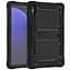 Захисний чохол для планшета Samsung Galaxy Tab S9 (SM-X710/X716B/X718U)/S9 FE (SM-X510/X516)/S10 FE (SM-X520/X526)/S10 Lite (SM- X400/X406), Rover, чорний, протиударний, з відкидною підставкою, накладка, TPU+PC, амортизуючі кути - мініатюра 1
