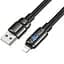 Дата кабель Hoco U143 Joy USB to Lightning 2.4A (1.2m) Black - мініатюра 4