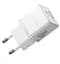 Зарядний пристрій Baseus Palm Fast Charger Type-C+USB 20W white (P10111608213-00) - мініатюра 2