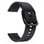 Ремінець BeWatch для Mobvoi TicWatch Pro 3/Huawei Watch GT 2 46мм/GT 2 Pro силіконовий 22мм Чорний (1022301) - мініатюра 2