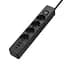 Мережевий фільтр-подовжувач СolorWay 4 розетки/3USB (2USB-A + 1 TYPE-C) (24W) Black 2 м (CW- CHE432PDB) - мініатюра 4