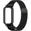 Ремешок DK для Xiaomi Mi Smart Band 9 Active Metal Milanese Loop Magnetic (018854) (black) - миниатюра 2