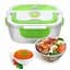 Електричний ланч-бокс контейнер Electronic Lunchbox YS 001 40 W з підігрівом термос для їжі Біло-салатовий - мініатюра 3