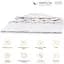 Ковдра антиалергенна MirSon Luxury Exclusive EcoSilk №1316, демісезонна, 155x215 см, біла (237054409) - мініатюра 5