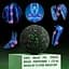 Масажний м'яч PowerPlay PP-4350 Epp Massage Ball (d8) Чорно/Зелений (PP-4350_Green_d8) - мініатюра 5