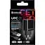Зарядний пристрій 2xUSB 12W 2.1A UPC-21 +кабель microUSB, чорний Defender (83581) - мініатюра 1