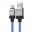 Кабель Baseus CoolPlay Series Fast Charging Cable USB to Type-C 100W 1m CAKW000603 Blue - миниатюра 1