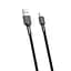 Дата кабель USB 2.0 AM to Lightning 1.0m 2.4A black XO (NB182-L-1-BK) - мініатюра 1