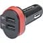 Автомобільний зарядний пристрій Real-El CA-35 (3USBx3.4A) Black/Orange + кабель microUSB - мініатюра 1