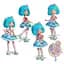 Лялька 4SF Manga Dolls серії Hello Kitty Красуня Пінк (HKTF0300) - мініатюра 6
