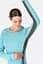 Лонгслив женский Rab Lateral LS Tee Womens 10 Серый-Бирюзовый - миниатюра 5