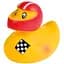 Игрушка для купания Canpol babies Утенок Хоккеист (2/992_red) - миниатюра 1