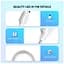Дата кабель USB 2.0 AM to Type-C 2.0m 3.0A 18W US288 White Ugreen (60133) - мініатюра 3