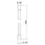Шланг для ручного душу Qtap Hadice 1600 мм QTHADPVCSQ160B Black matt, Чорний матовий - мініатюра 3