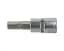 Головка торцевая Yato квадрат 1/4" HEX M6 L=37 мм (YT-04373) - миниатюра 2