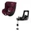 Автокресло Britax Romer Dualfix iSENSE Burgundy Red с платформой Flex Base (2000035115) - миниатюра 1