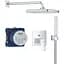 Душова система прихованого монтажу Grohe Eurocube з Tempesta 250 Cube 25289000, Хром - мініатюра 1