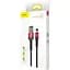 Кабель Baseus Cafule Lightning Special Edition 2.4A (1m) red/black (CALKLF-G91) - мініатюра 3