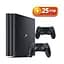 Консоль Sony PlayStation 4 PRO 1TB Black ПЗ12 обслугована + 2 Геймпада бездротових DualShock 4 + 25 ігр + гарантія б/в - мініатюра 1