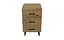 Тумба Віва 3 на конусних ніжках Ferrum-decor 56,5x35x40 Чорний метал ДСП Дуб Артізан 16 мм (FRD-106824) - мініатюра 3