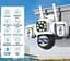 Вулична WiFi IPкамера YooseeY007-8K 16Мп біло-чорна 4 об'єктиви поворотні - мініатюра 7