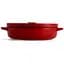 Сотейник KitchenAid чавунний з кришкою 26 см 2.77 л червоний (CC009009-001) - мініатюра 3