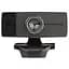 Веб-камера Gemix T20, 1.3Mp, 1280x720/30 fps, мікрофон, USB 2.0, фіксований фокус, 1.5 м, багатофункціональний затискач чорна - мініатюра 1