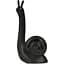 Декоративная статуэтка MBM My Home Улитка черная (DH-ST-24 M BLACK) - миниатюра 1