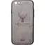 Чохол-накладка Toto Deer Shell With Leather Effect Case Apple iPhone 6 Plus/6s Plus Gray - мініатюра 1