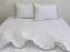 Комплект постільної білизни Tag Tekstil Набор Elegant полуторный White - миниатюра 2