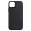 Кожаный чехол-панель для Apple iPhone 15 Plus, FAKE Leather Case, черный, искусственная кожа, премиальный, противоударный, защита всего корпуса, с мягкой подкладкой, поддержка MagSafe и беспроводной зарядки, ArmorStandart (ARM76293) - миниатюра 1