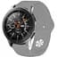 Силиконовый ремешок BeCover для Xiaomi iMi KW66/Mi Watch Color/Haylou LS01/Watch S1 Active Gray (706360) - миниатюра 3