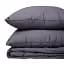 Летний постельный комплект MirSon Line Satin Premium Iron grey Thinsulate Двуспальный (2200010976168) - миниатюра 6