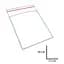 Поліпропіленовий пакет із липким краєм прозорий розмір 17х19+4 щільність 25 мкр 1000 шт/уп. - мініатюра 2