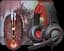 Комплект проводной Defender DragonBorn MHP-003 (black/red) - миниатюра 1