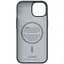 Чехол-накладка Njord Fabric MagSafe Case Dark Grey для iPhone 15 Plus (NA52FA09) - миниатюра 3