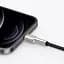 Кабель Baseus Cafule Series Metal Cable USB to Lightning 2.4A 1m CALJK-A01 Black - миниатюра 2