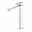 Змішувач для умивальника Omnires Parma chrome/white високий PM7412CRB Білий - мініатюра 1