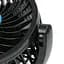 Двойной портативный настольный мини вентилятор Portable Fan F30 автомобильный USB 8-15Вт 360° Черный - миниатюра 3