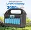 Портативна електростанція 200W - LiFePO4 батарея, з функцією UPS, розеткою 220В, швидкою зарядкою PD та сонячним входом. - мініатюра 21