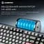 Клавіатура GamePro Asgard Drakkar Keychron Super Red Switch Wireless/Bluetooth/USB Black бездротова (MK305BK) - мініатюра 16