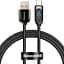 Кабель Baseus Display Fast Charging Cable USB to Type-C 40W 5A 1m CATSK-01 Black - мініатюра 1