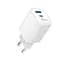 Зарядний пристрій мережевий MAKE 30W GaN3 Type-C PD3.0 + USB QC3.0 White - мініатюра 5