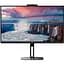 TFT 27" AOC Q27V5CW/BK, QHD, IPS, 75Гц, 1 мс, HDMI, DP, USB-C, USB-hub, HAS, Pivot, webcam, колонки - мініатюра 1