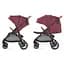 Прогулянкова коляска Kinderkraft Grande LX Burgundy - мініатюра 4