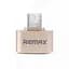 Перехідник Remax Otg MicroUSB 8-046 Адаптер Usb мама мікрокілець золотистий - мініатюра 2