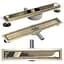 Душовий канал Rea Pure Neo mirror gold pro 100 см REA-G5611 - мініатюра 1