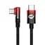 Кабель Baseus MVP 2 Elbow-shaped Fast Charging Data Cable Type-C to Type-C 100W 1m CAVP000620 Black-Red - мініатюра 2
