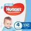 Набір підгузків для хлопчиків Huggies Ultra Comfort 4 (8-14 кг), 132 шт. (2 уп. по 66 шт.) - мініатюра 1