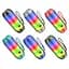 Акустична система Borofone BR25 Crazy sound colorful luminous червона - мініатюра 6